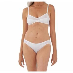 NEW ARAKS yanelis soft cup bralette in white
